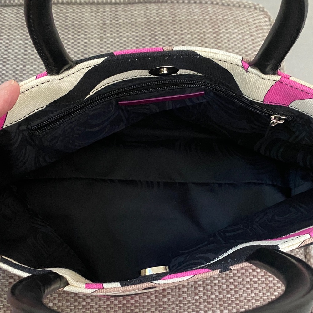 Vintage Emilio Pucci Fabric & Leather Bag - Picture 5 of 12